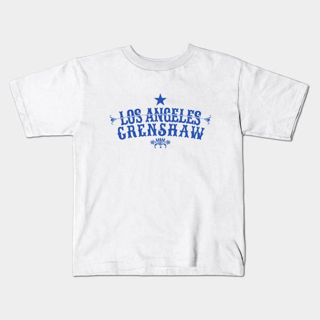 Los Angeles Crenshaw - Crenshaw LA - L.A. Crenshaw Logo Kids T-Shirt by Boogosh
